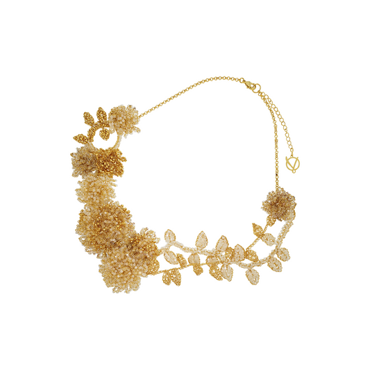 Colar de Crochê Amazônia Branco Mystic Forest