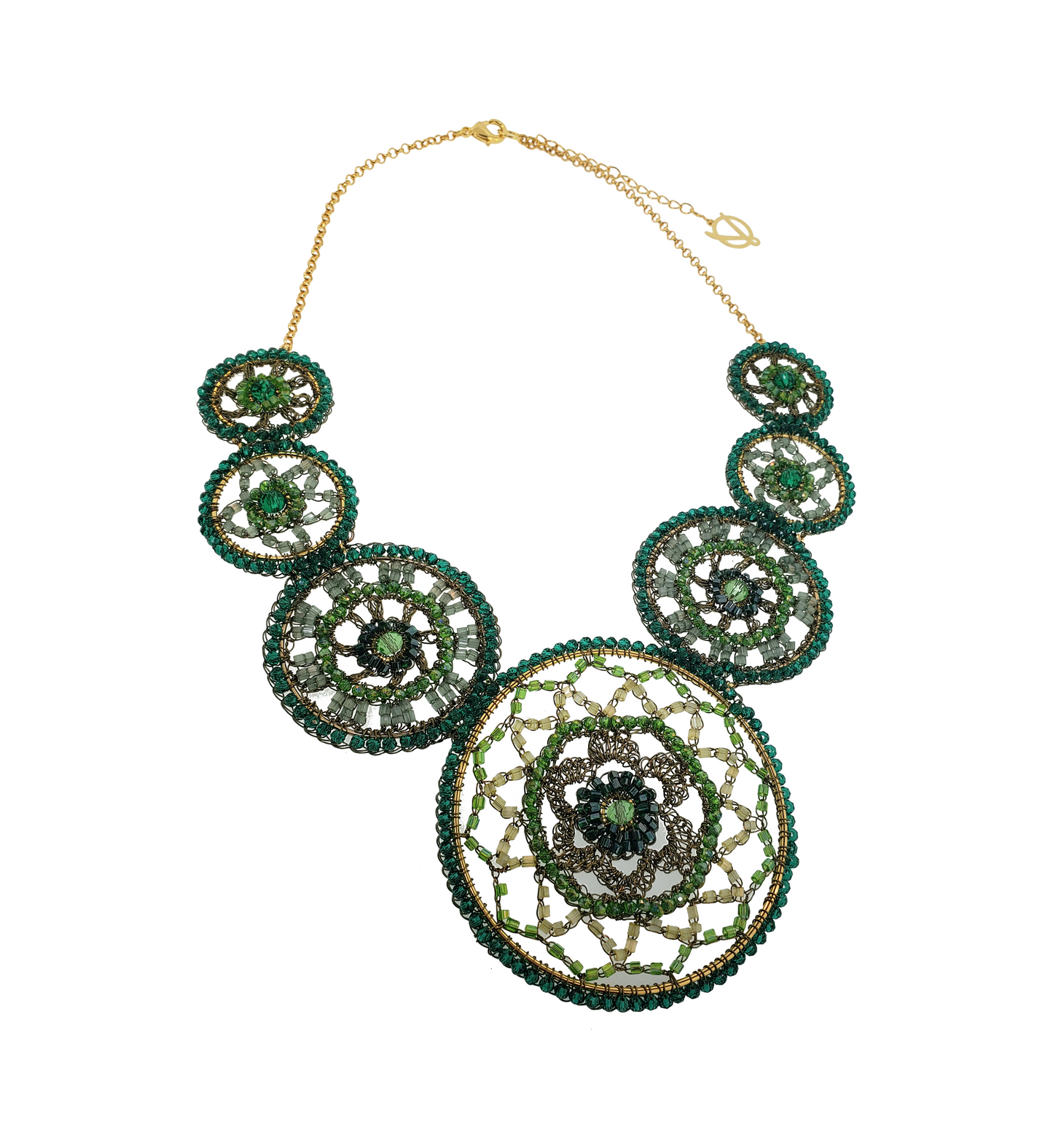 Colar de Crochê Cocais Verde Mistic Forest Sale