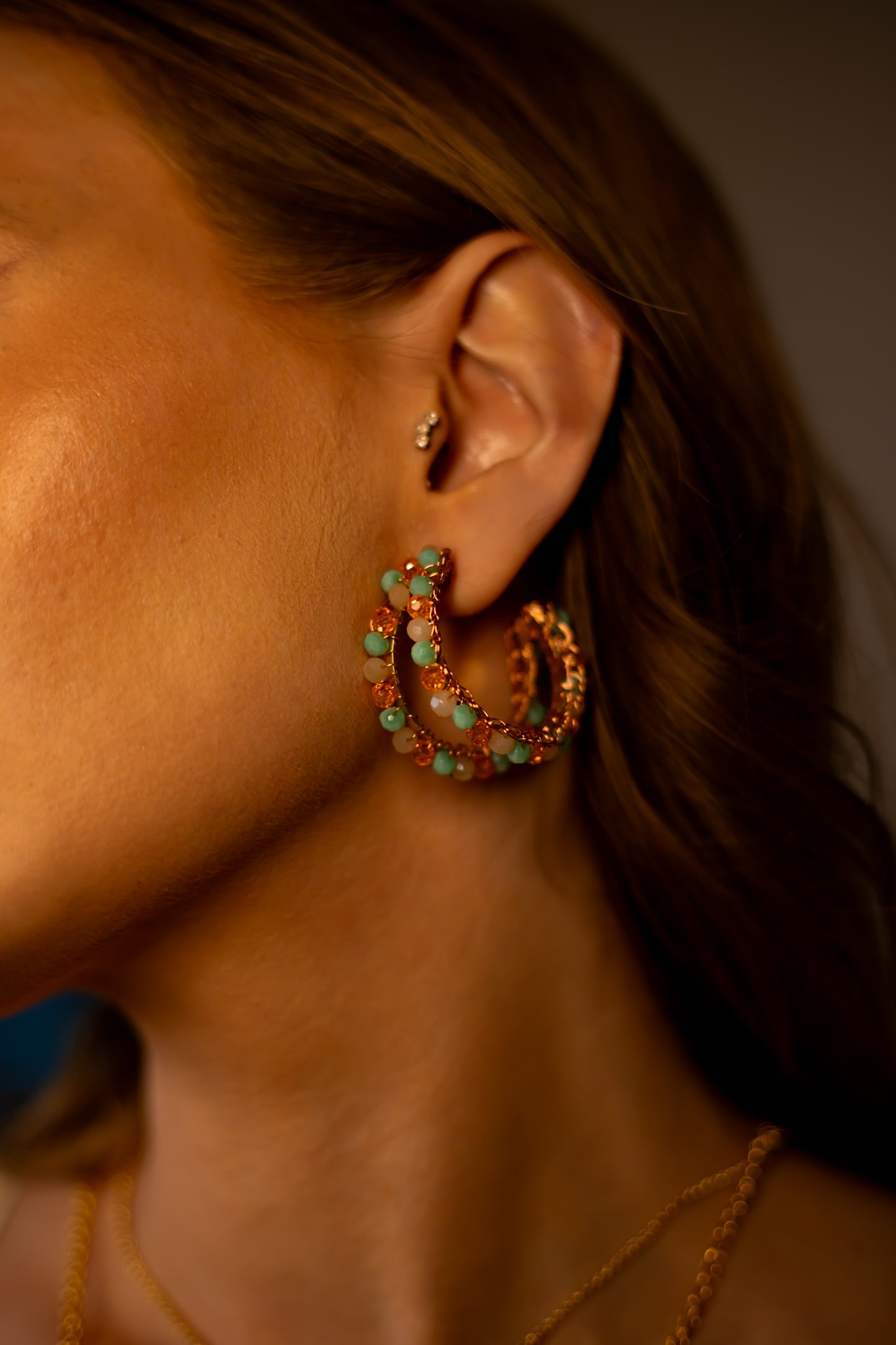 Brinco de Crochê Nina Maxi Sweet Gummy Mix