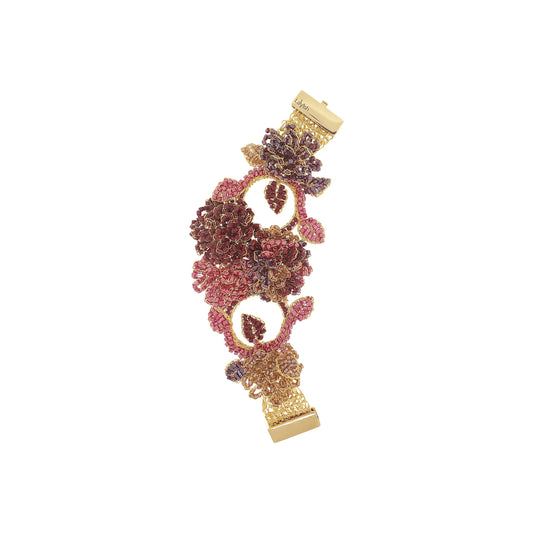 Bracelete de Crochê Jequitibá Mix Vermelho Mystic Forest
