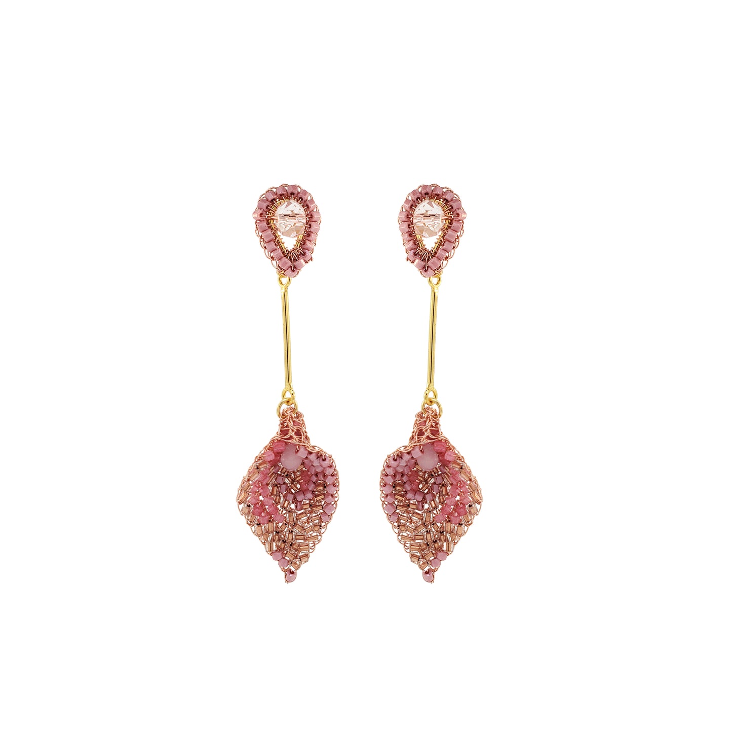 Brinco Tulip Rosa Essence