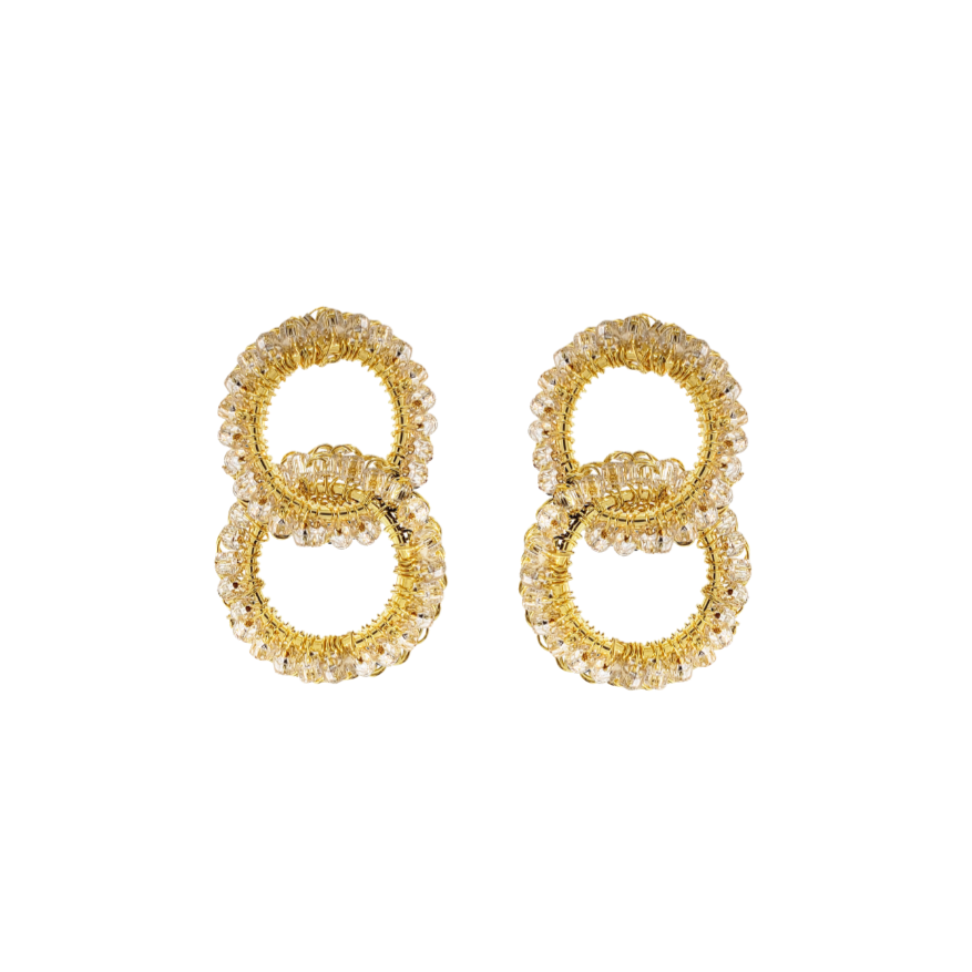 Brinco Elos Mini Cristal