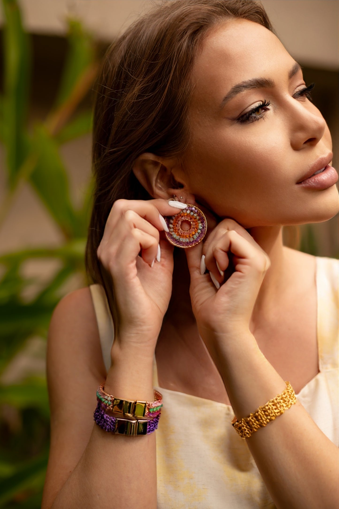 Brinco de Crochê Gia Post Sweet Gummy Mix