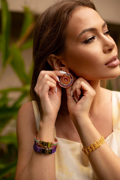 Brinco de Crochê Gia Post Sweet Gummy Mix