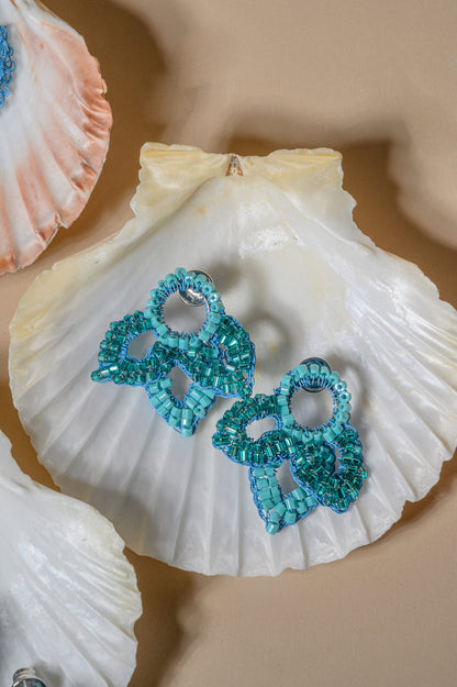 Brinco de Crochê Mermaid Mini Ocean Dreams Azul