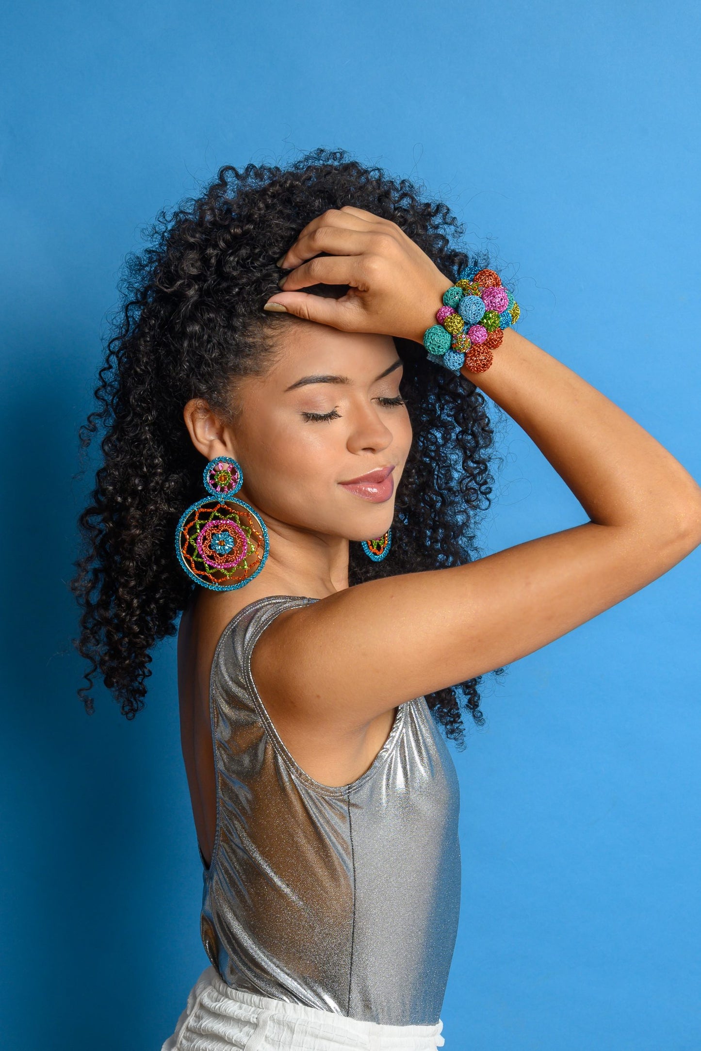 Brinco de Crochê Mandala MAX Confetti Collection