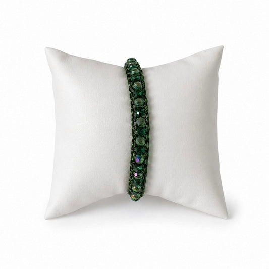 Bracelete de Crochê Molly Mix Green
