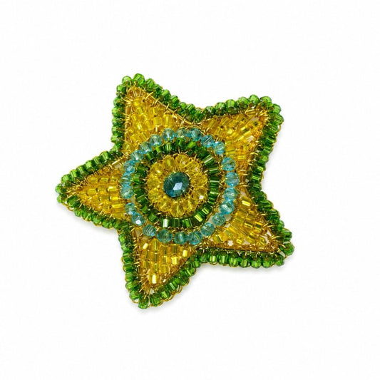 Broche de Crochê Star