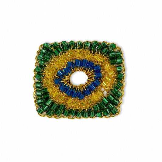 Broche de Crochê Edição Copa