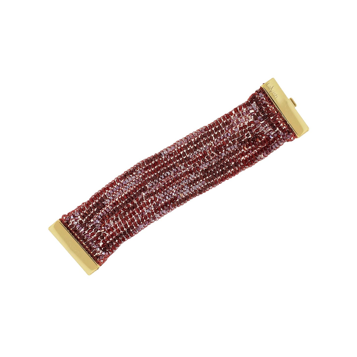 Bracelete de Crochê Signature Infinite Love - Burgundy