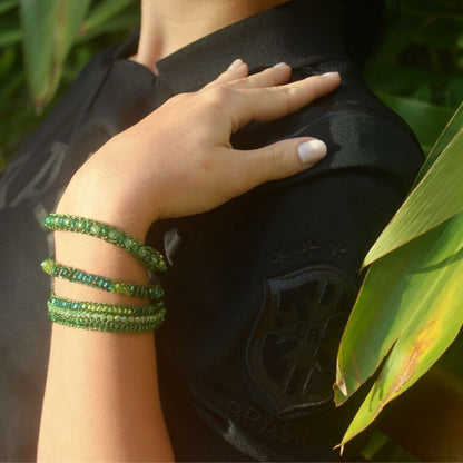 Bracelete de Crochê Molly Mix Green