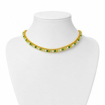 Colar de Crochê Choker Edição Copa