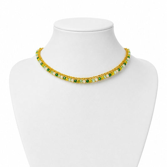Colar de Crochê Choker Edição Copa