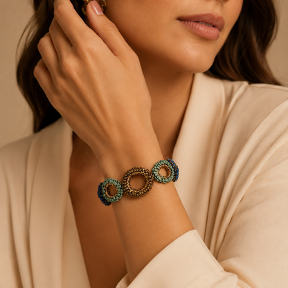 Pulseira de Crochê Halo Infinite Love – Riviera