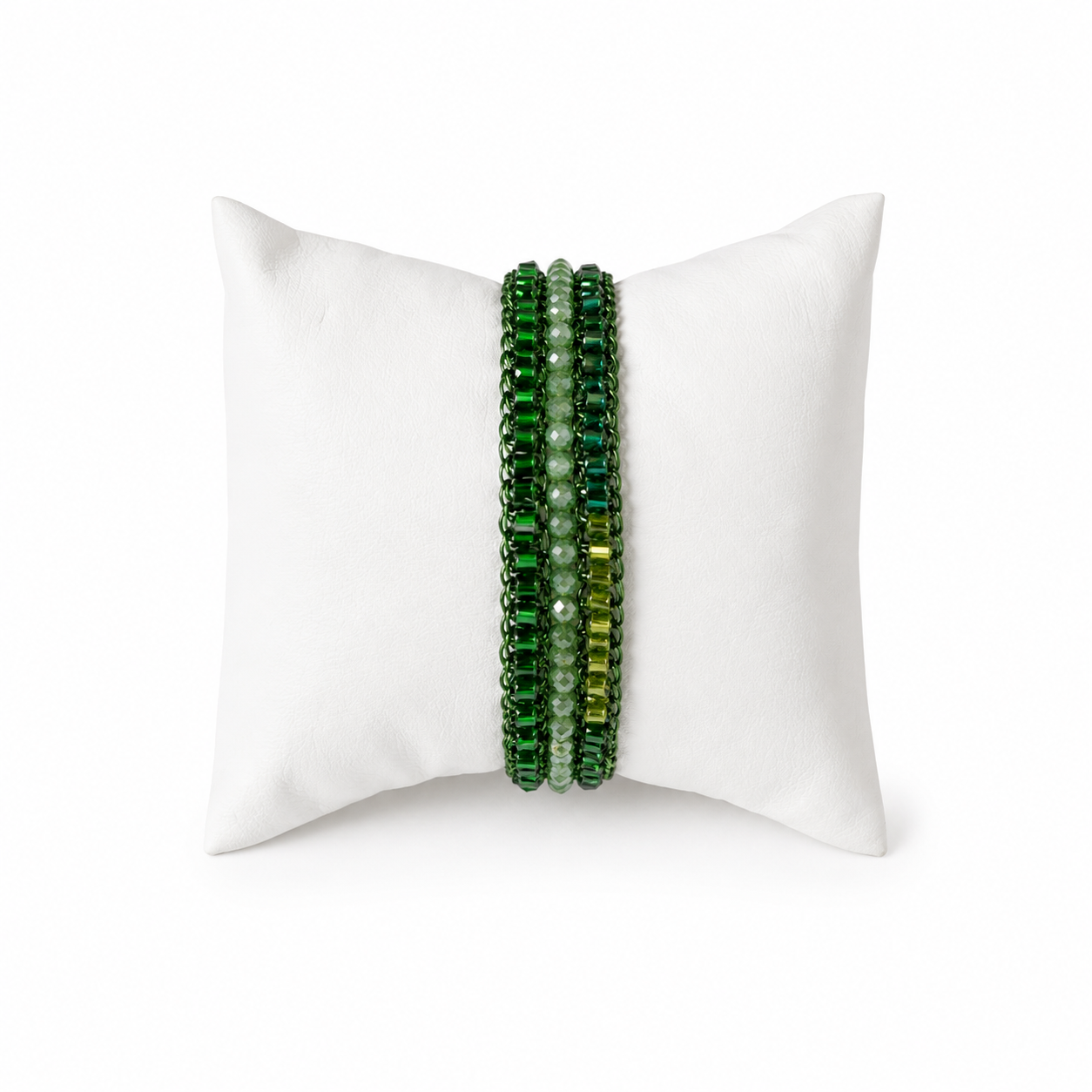 Bracelete de Crochê Ziggy Mix Green