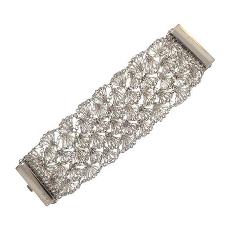 Bracelet de Crochê Escamas Max Palladium