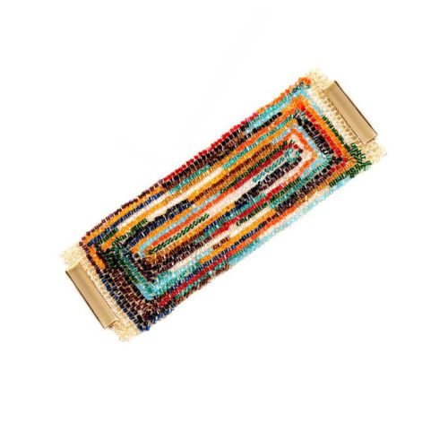 Bracelete de Crochê Max Rainbow