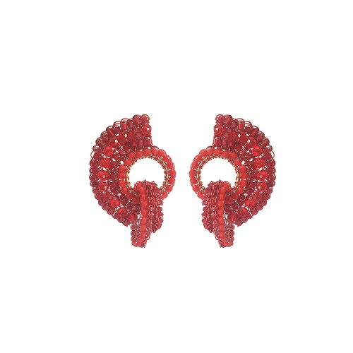 Brinco de Crochê Wings Vermelho