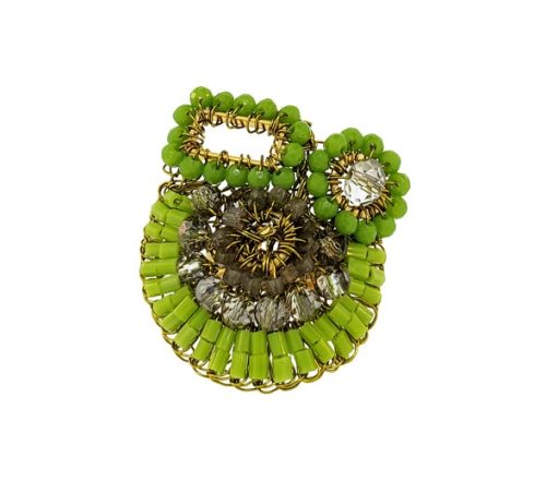 Anel Althea Maxi Legacy Verde