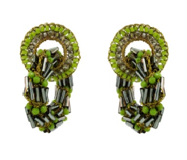 Brinco Helix Dangle Legacy Verde