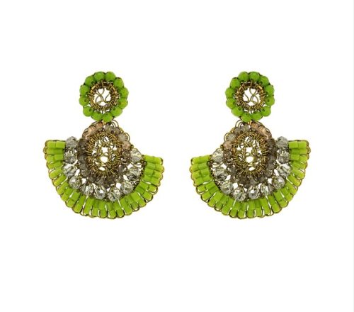 Brinco Althea Mini Dangle Legacy Verde
