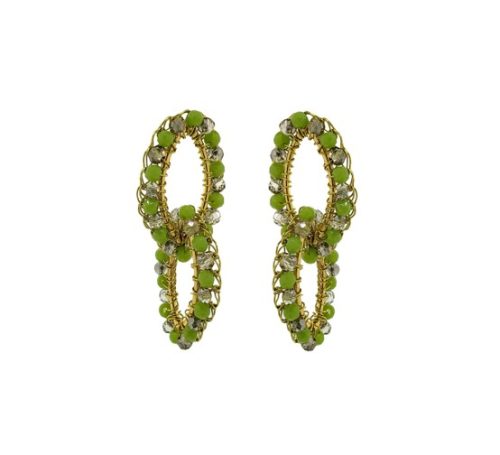 Brinco de Crochê Mia Legacy Verde